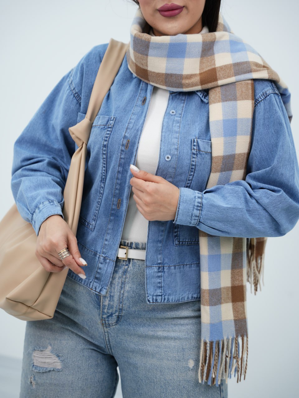 کت طرح جین کراپ موچی کد 6573