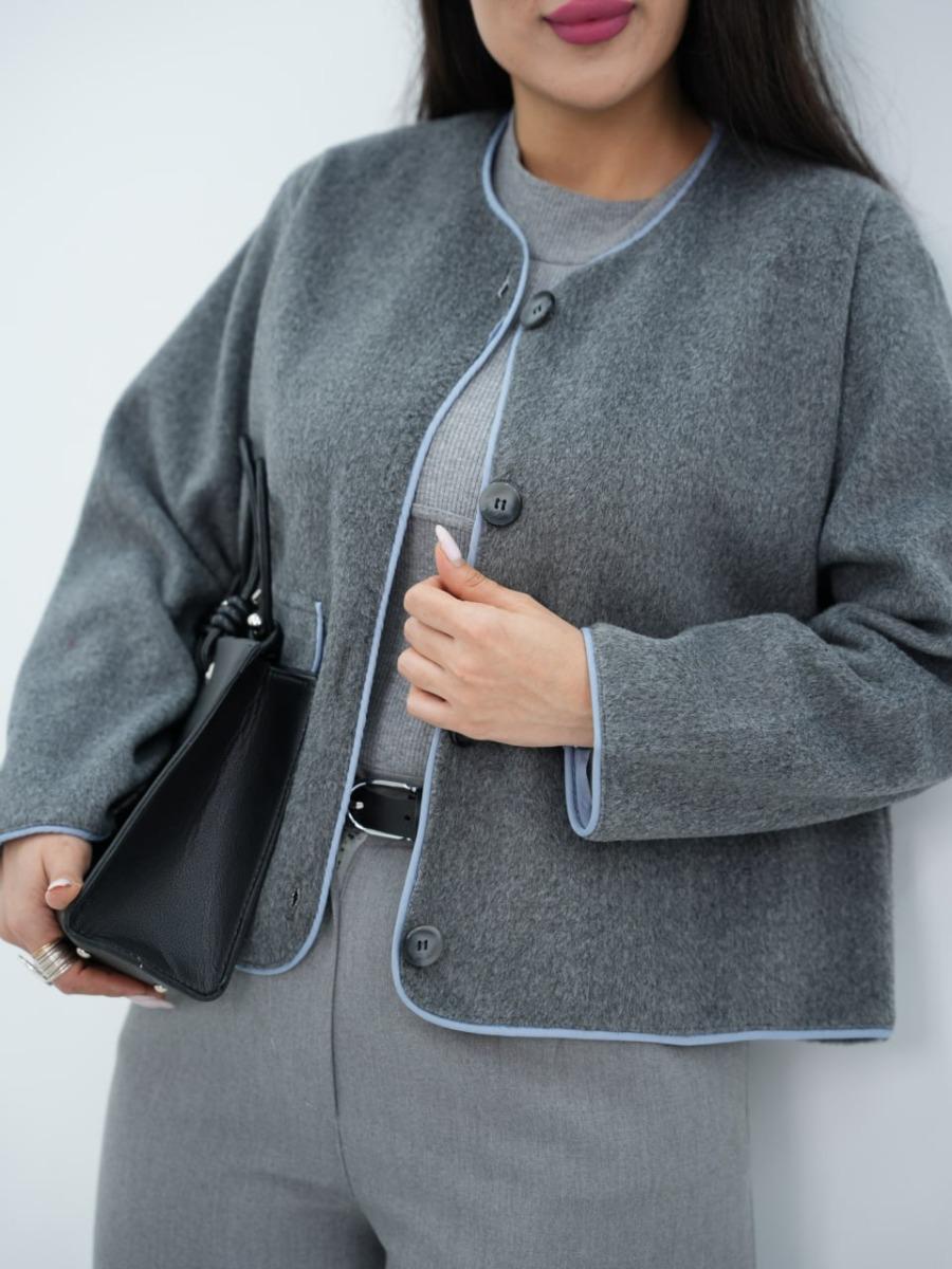 کت ترند یقه گرد لیلی کد 6595