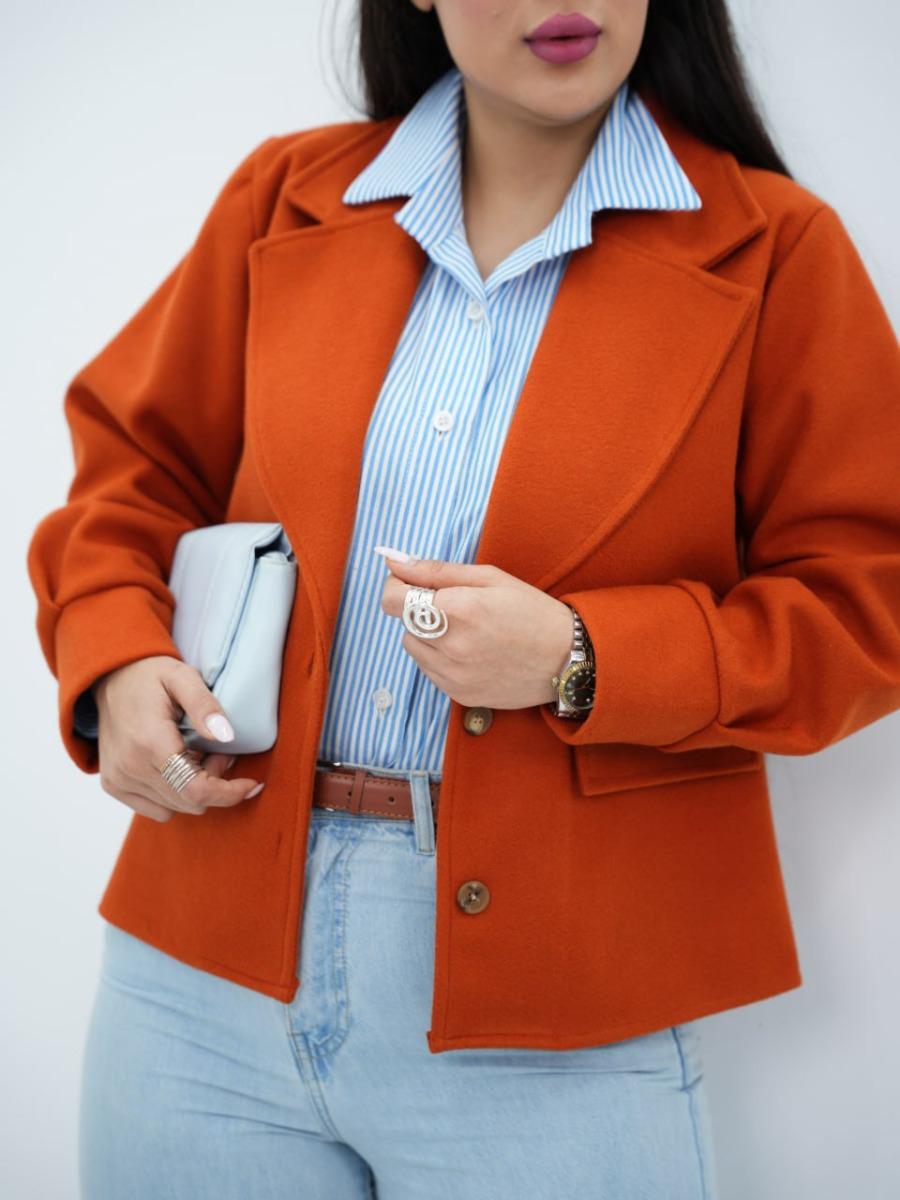 کت فوتر کوتاه یقه انگلیسی لیبرا کد 6600