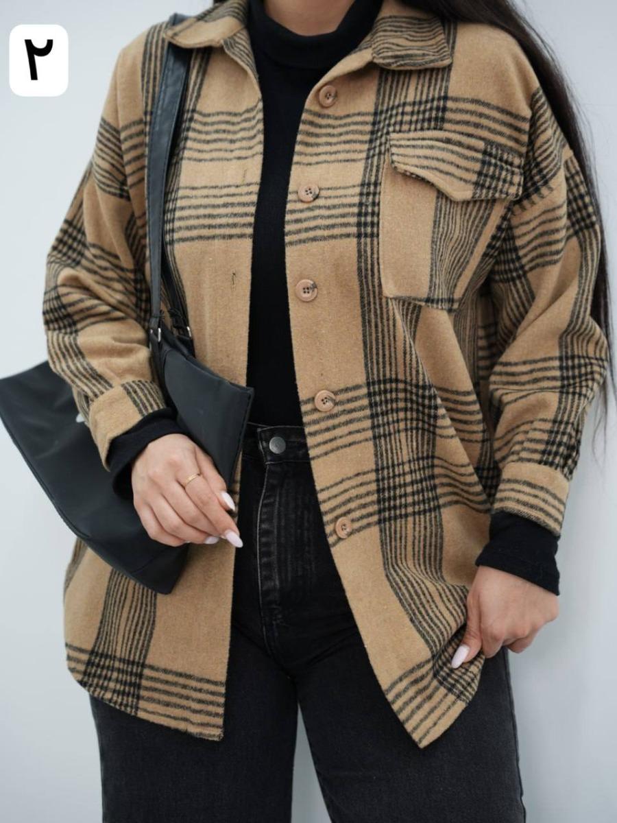 شکت چهارخونه تک جیب کامیشا کد 6610