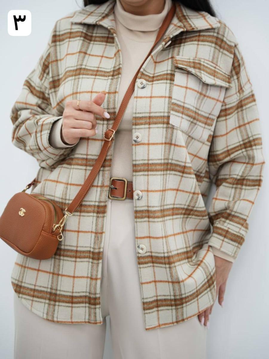 شکت چهارخونه تک جیب کامیشا کد 6610