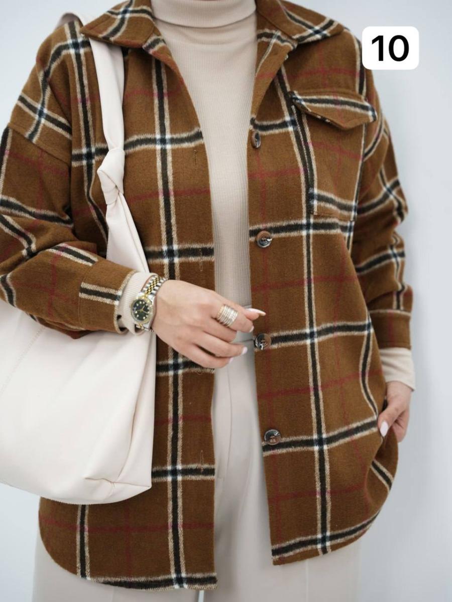 شکت چهارخونه تک جیب کامیشا کد 6610