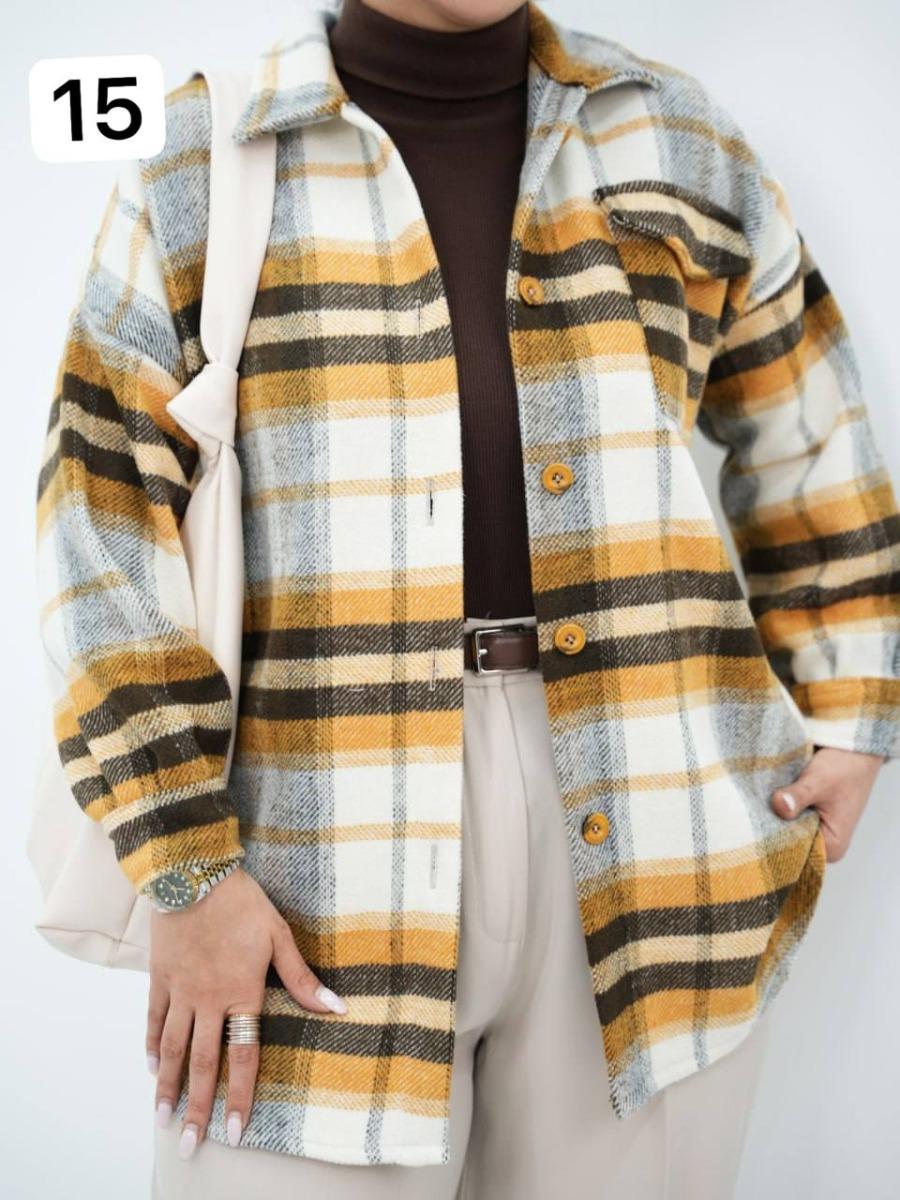 شکت چهارخونه تک جیب کامیشا کد 6610