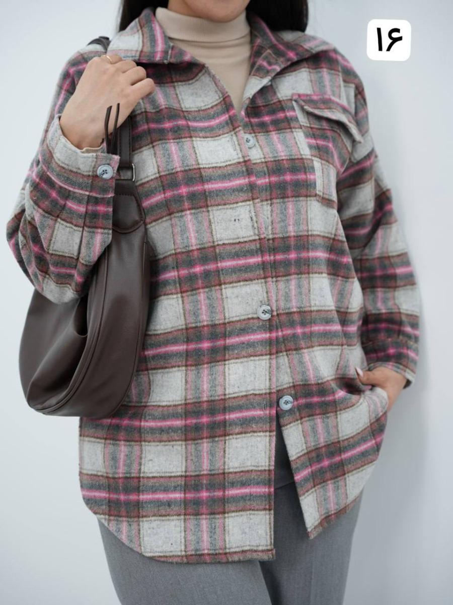 شکت چهارخونه تک جیب کامیشا کد 6610