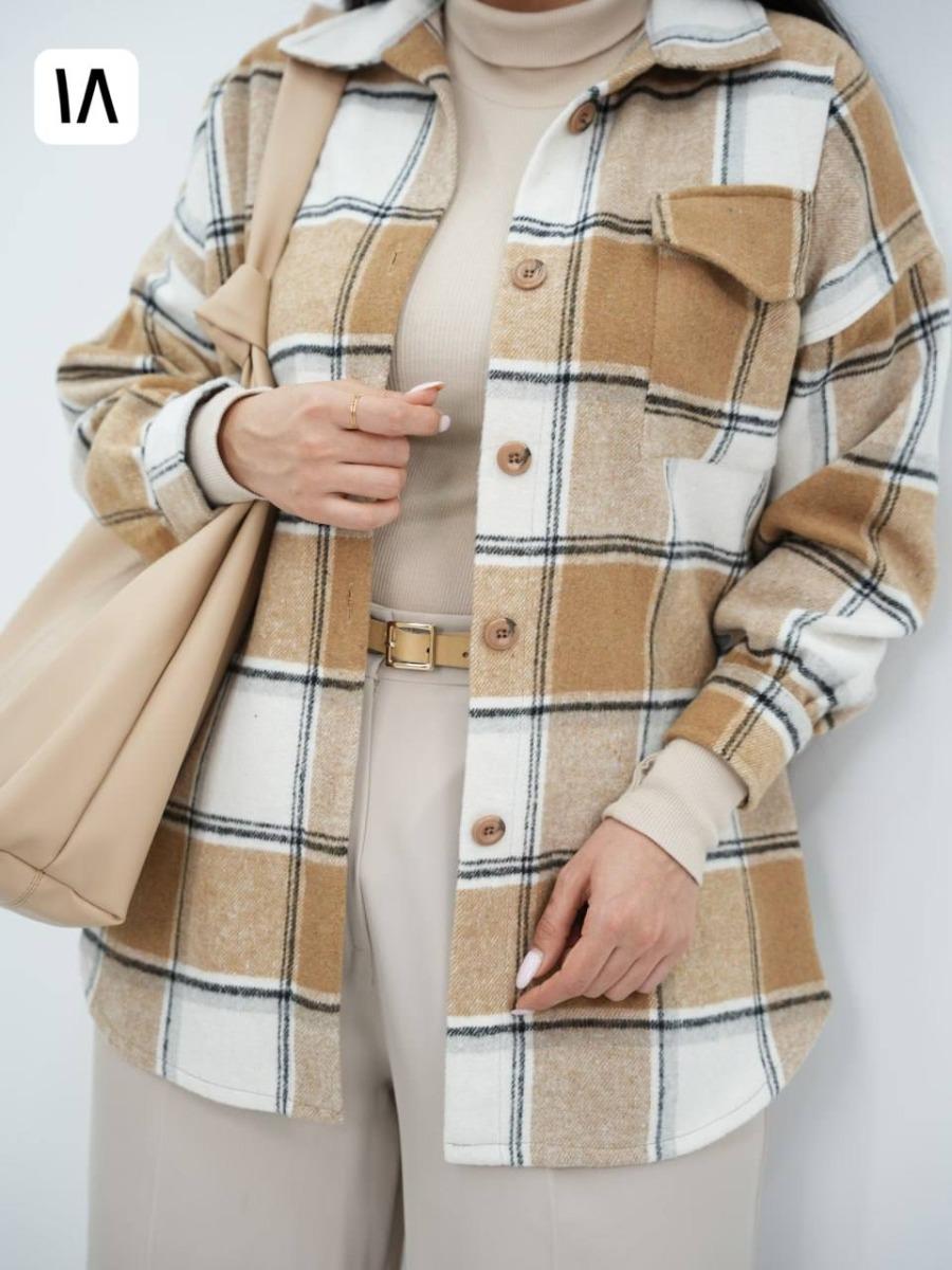 شکت چهارخونه تک جیب کامیشا کد 6610