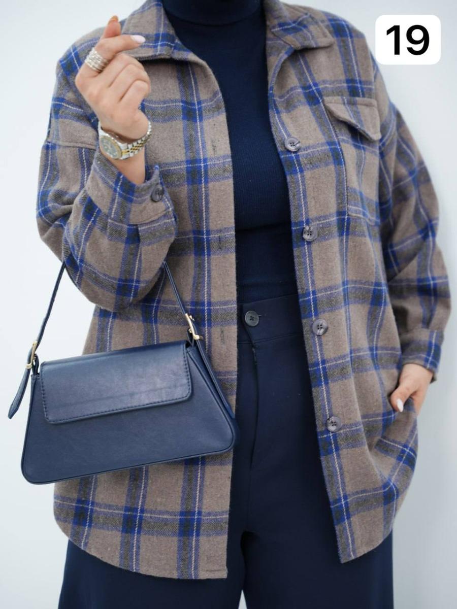 شکت چهارخونه تک جیب کامیشا کد 6610