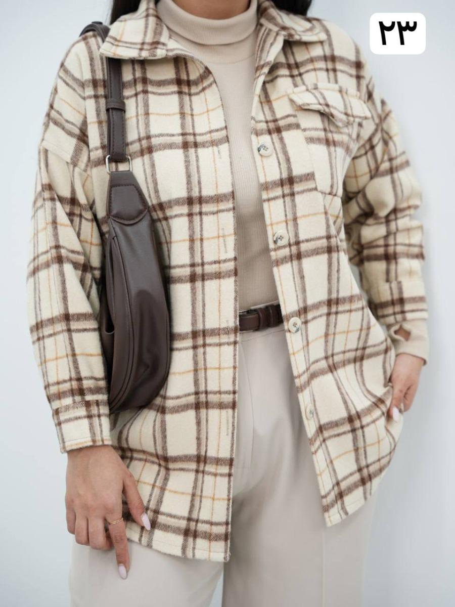 شکت چهارخونه تک جیب کامیشا کد 6610