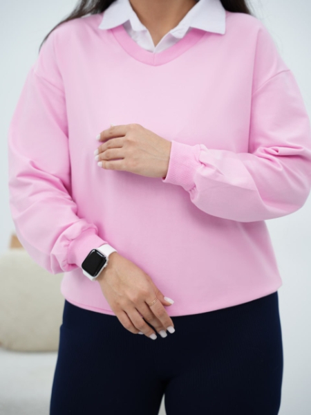 دورس ساده یقه سفید ریما کد 6627