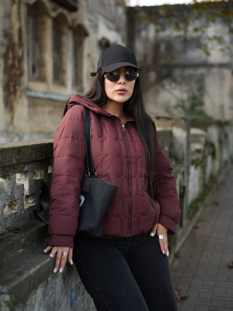 کاپشن وارداتی کلاهدار شیبا کد6690