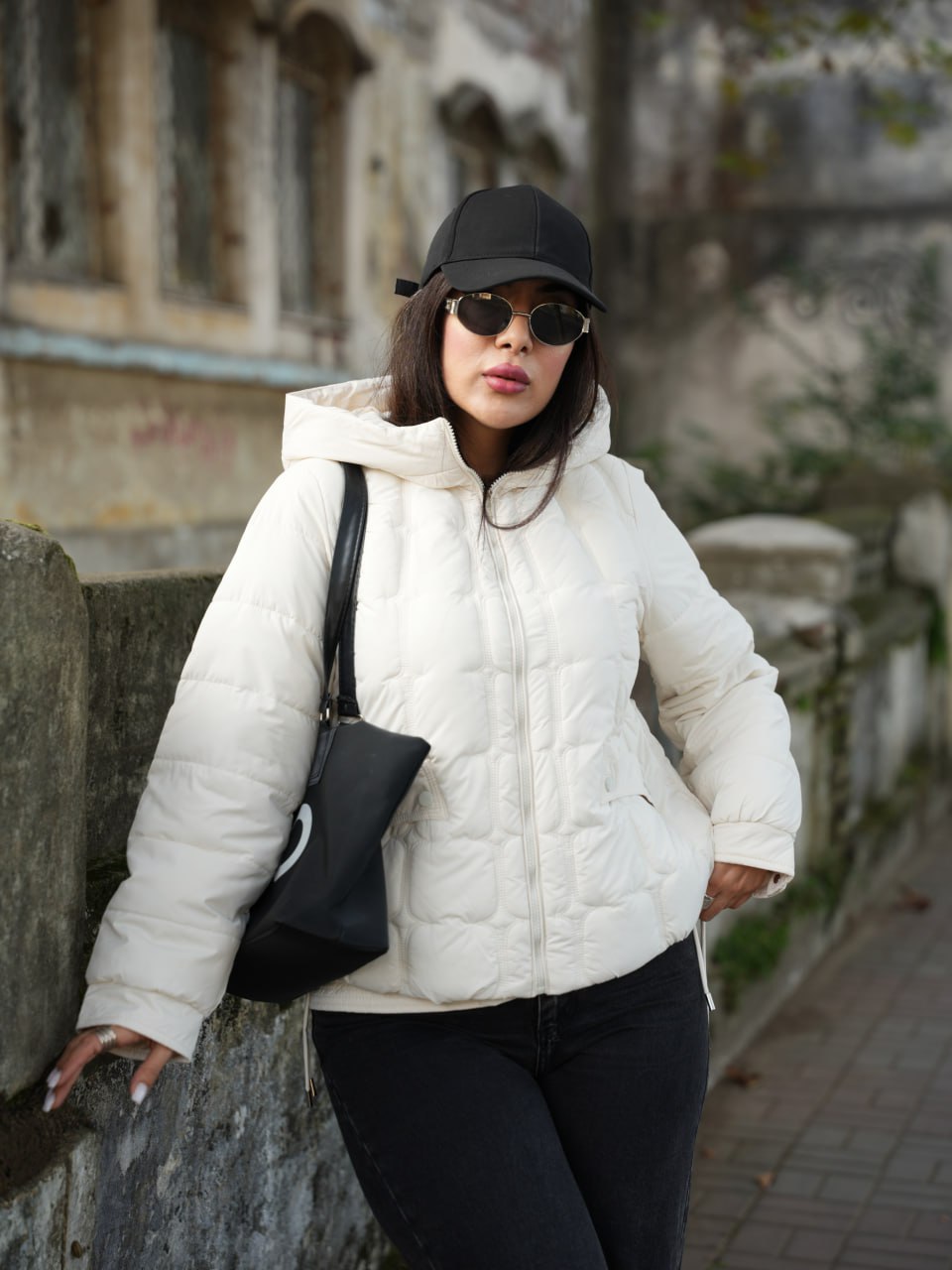 کاپشن وارداتی کلاهدار شیبا کد6690