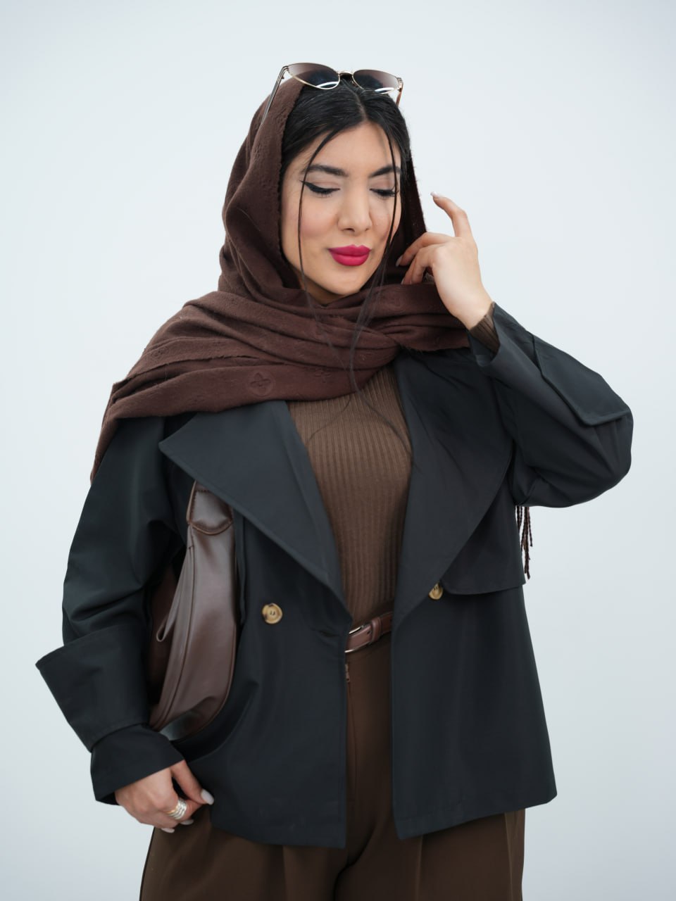 بارونی آستین پاگون پهن فارن کد6705