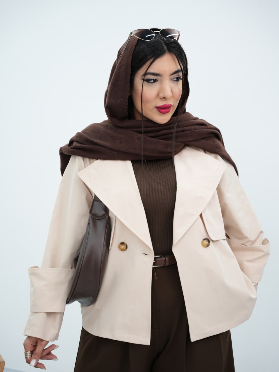 بارونی آستین پاگون پهن فارن کد6705