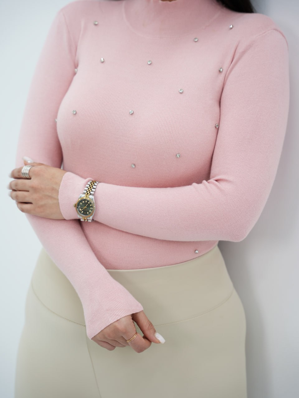 بافت گپ نگین دار زمرد کد 6706