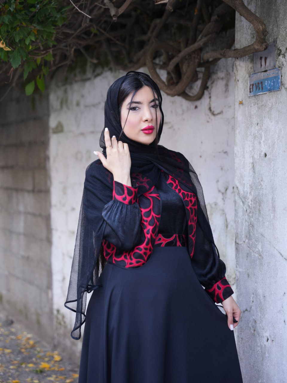 ست سه تیکه مخمل انار کد6709