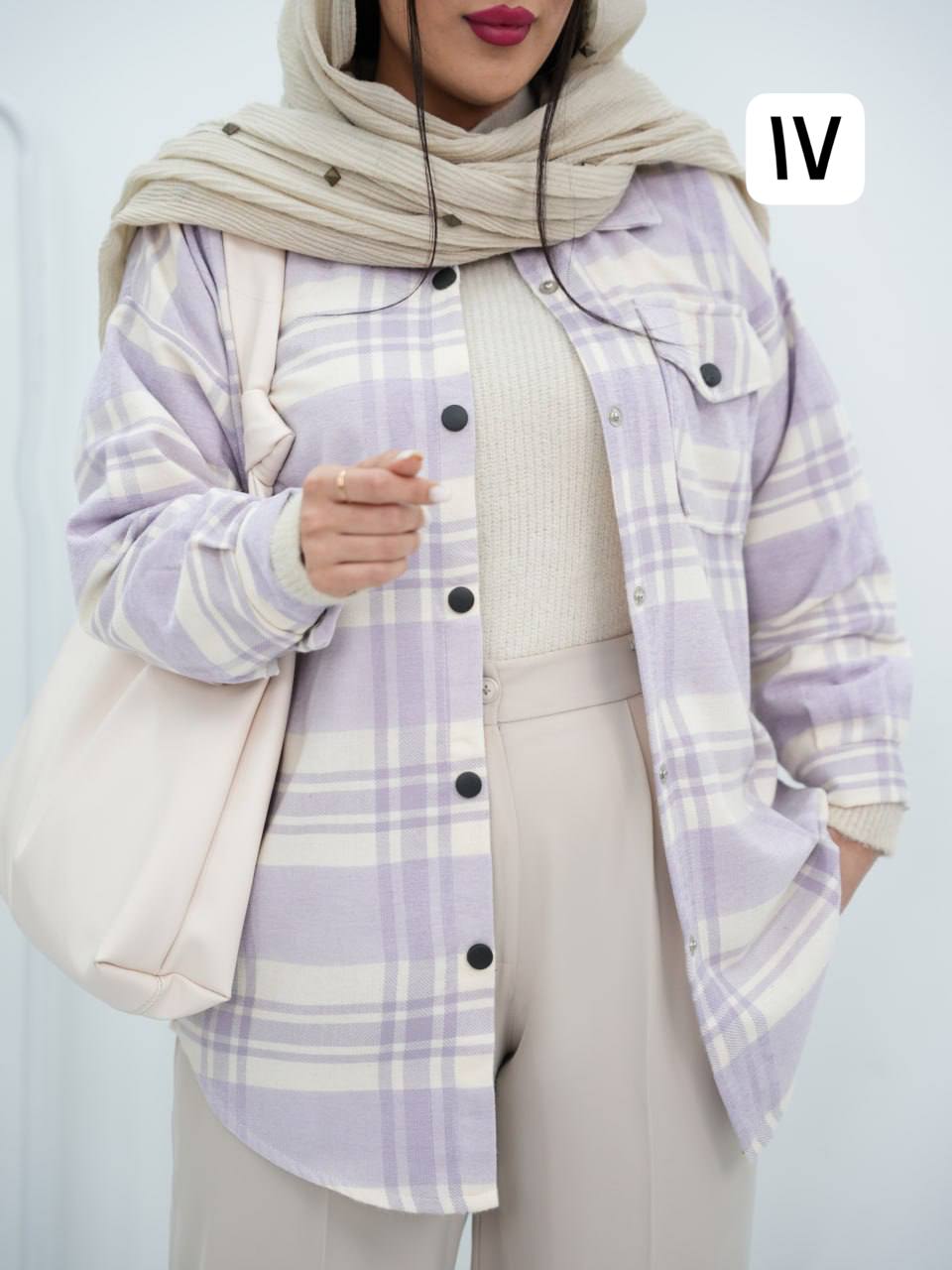 شکت چهارخونه تک جیب ساوانا کد6711