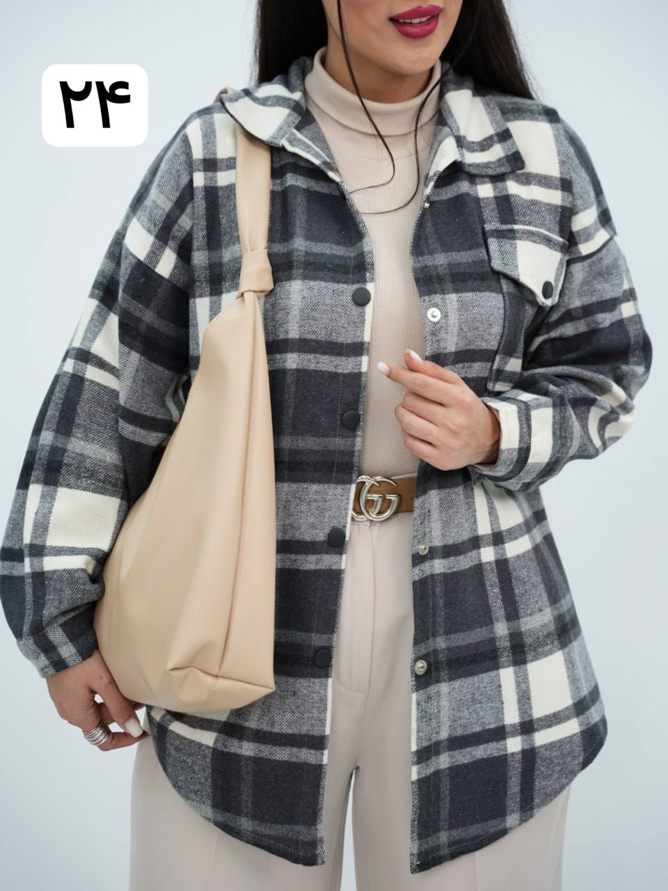 شکت چهارخونه تک جیب ساوانا کد6711