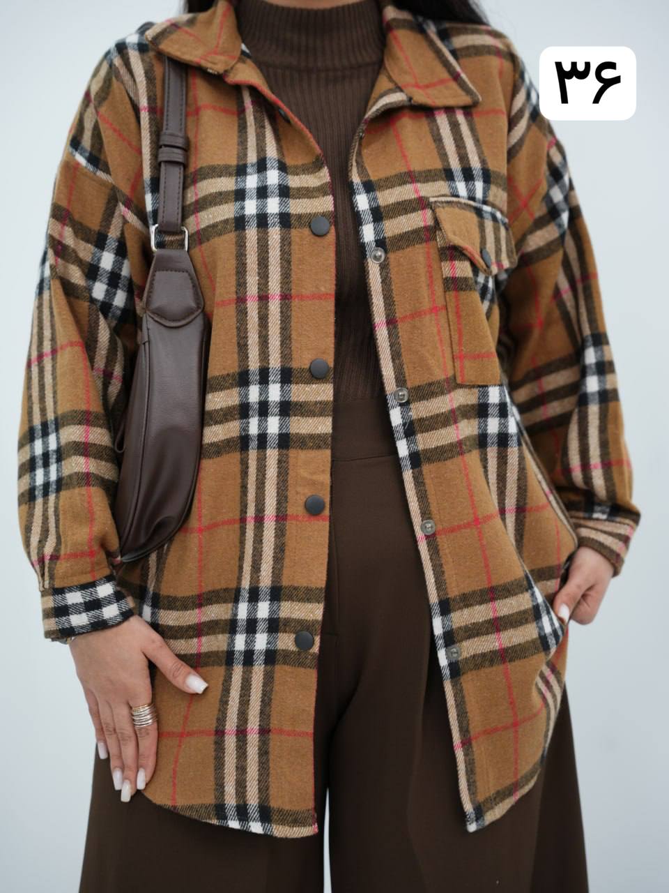 شکت چهارخونه تک جیب ساوانا کد6711