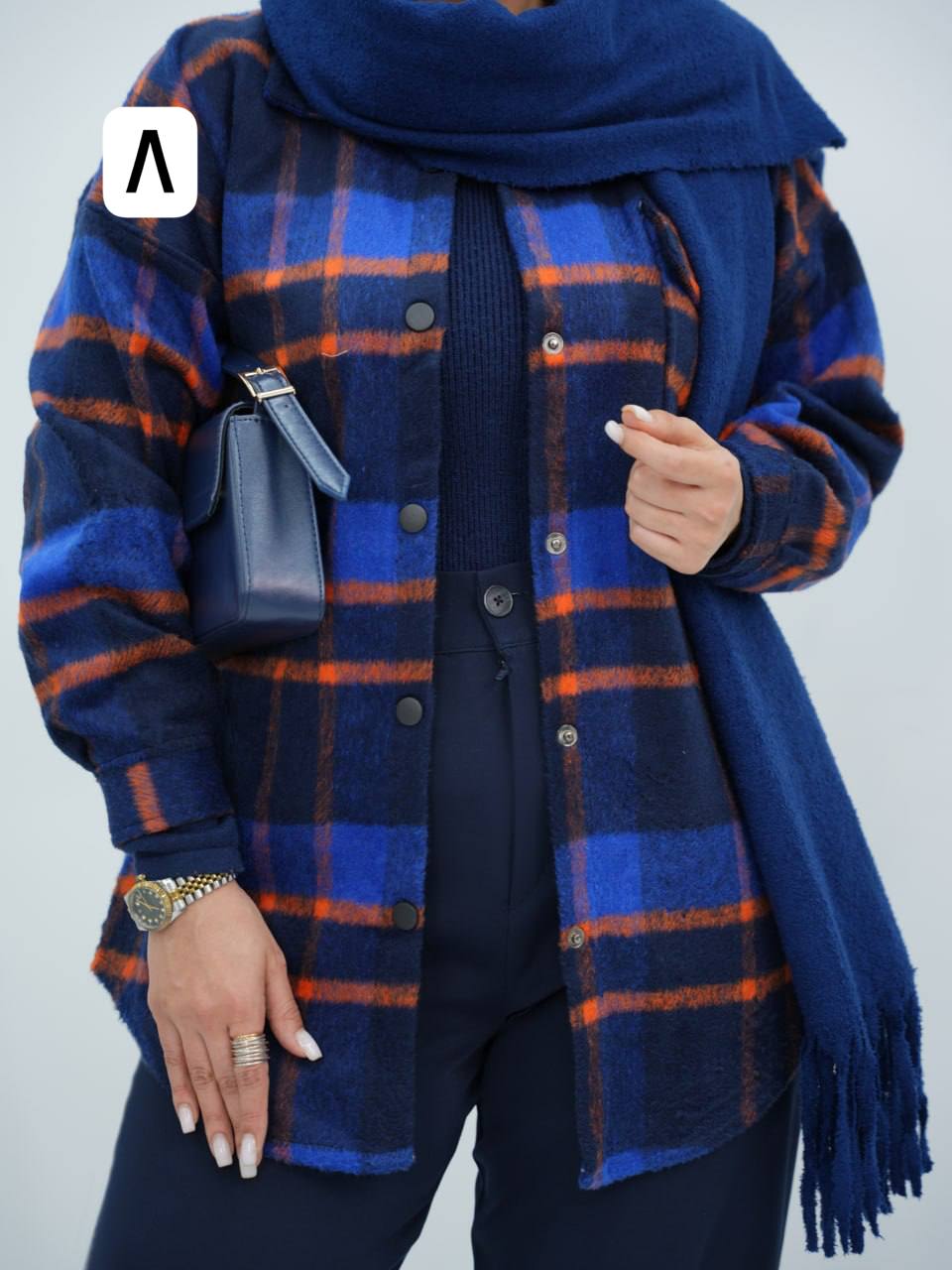 شکت چهارخونه تک جیب ساوانا کد6711