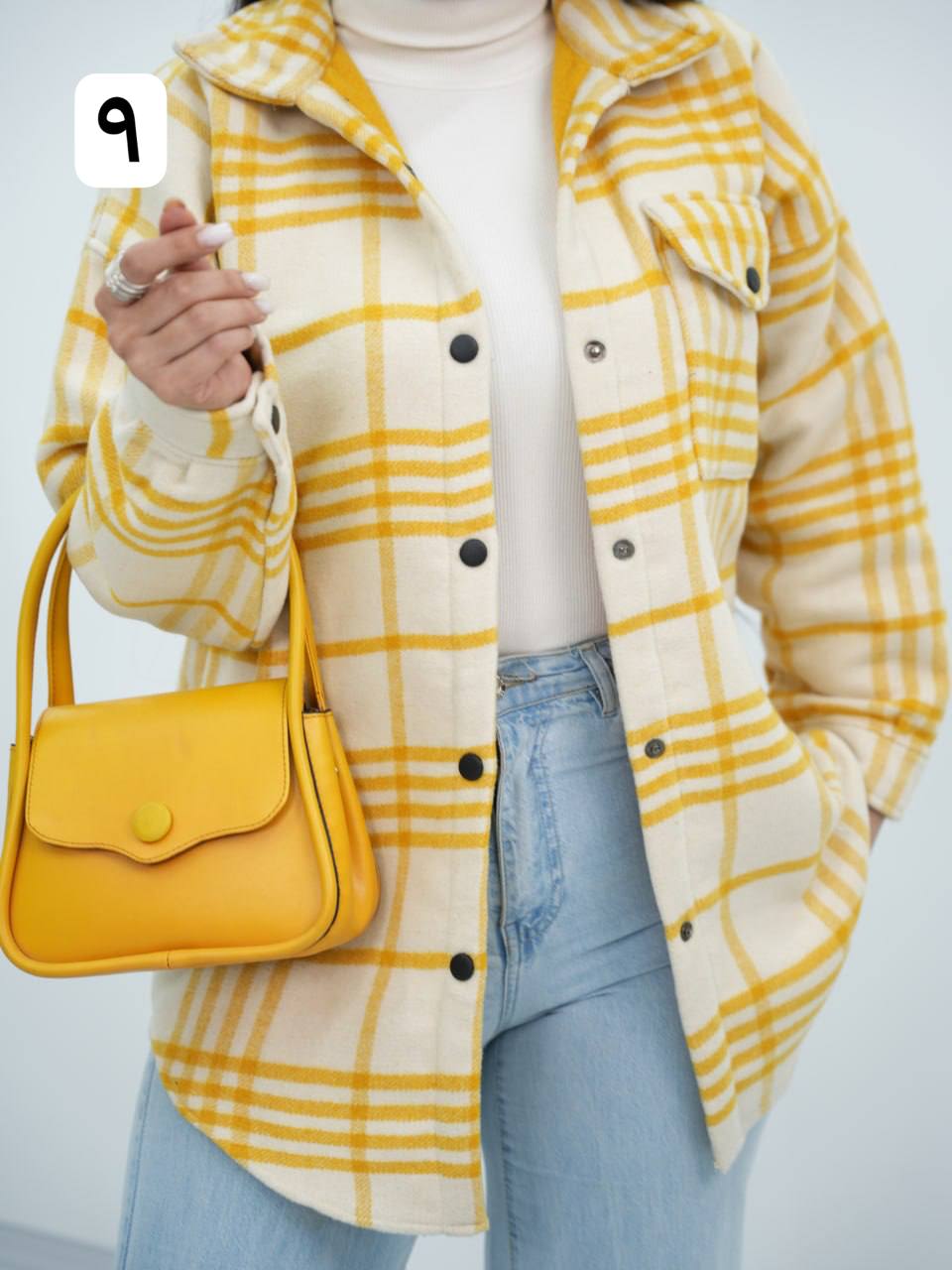 شکت چهارخونه تک جیب ساوانا کد6711