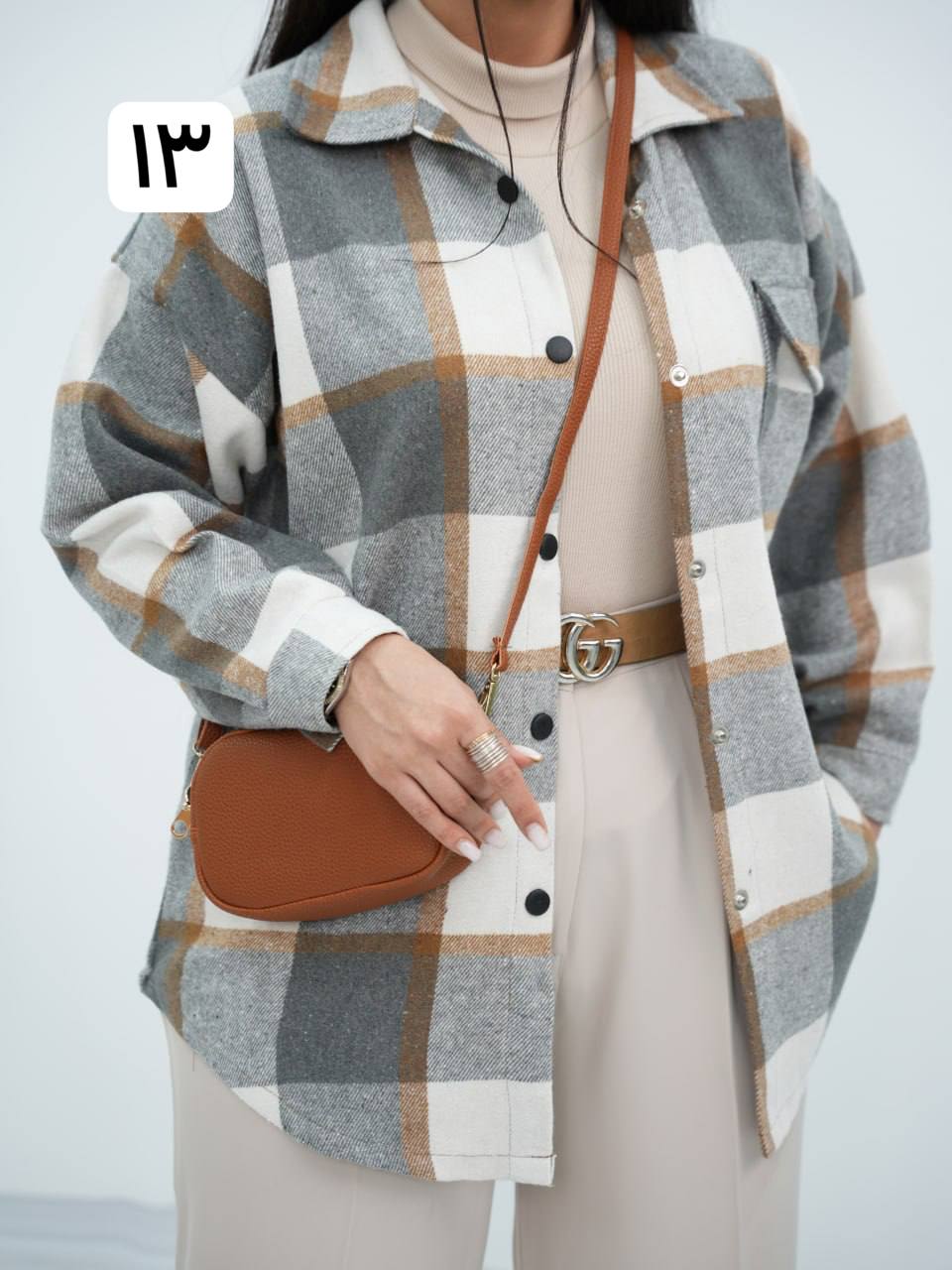 شکت چهارخونه تک جیب ساوانا کد6711