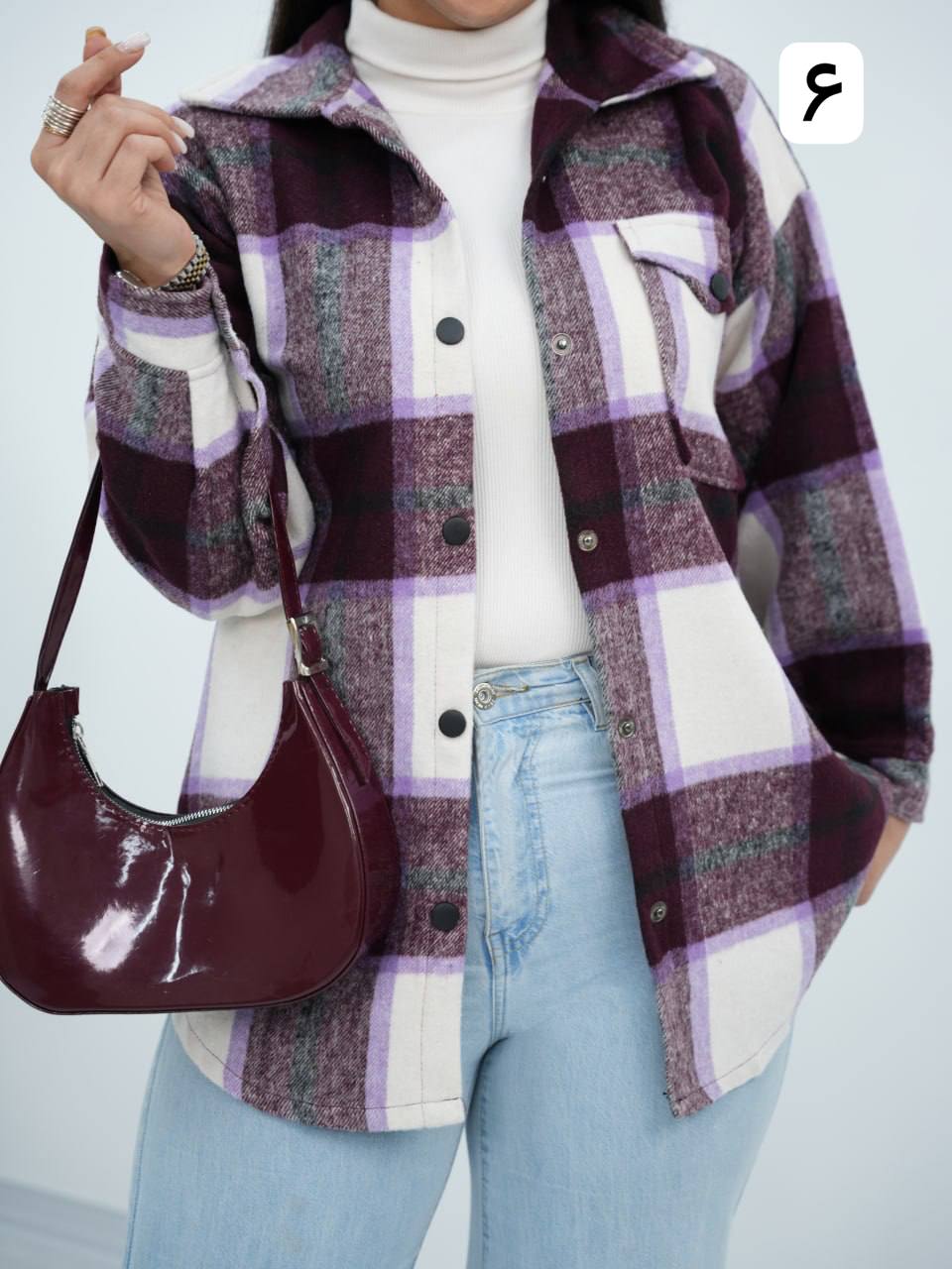 شکت چهارخونه تک جیب ساوانا کد6711