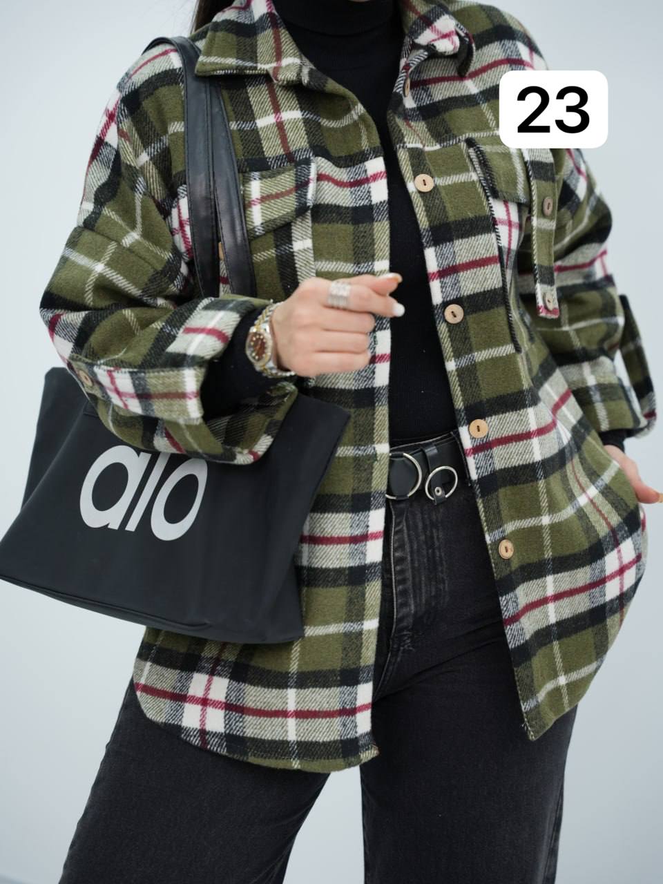 شکت چهارخونه جیب صلیبی تانسون کد6712