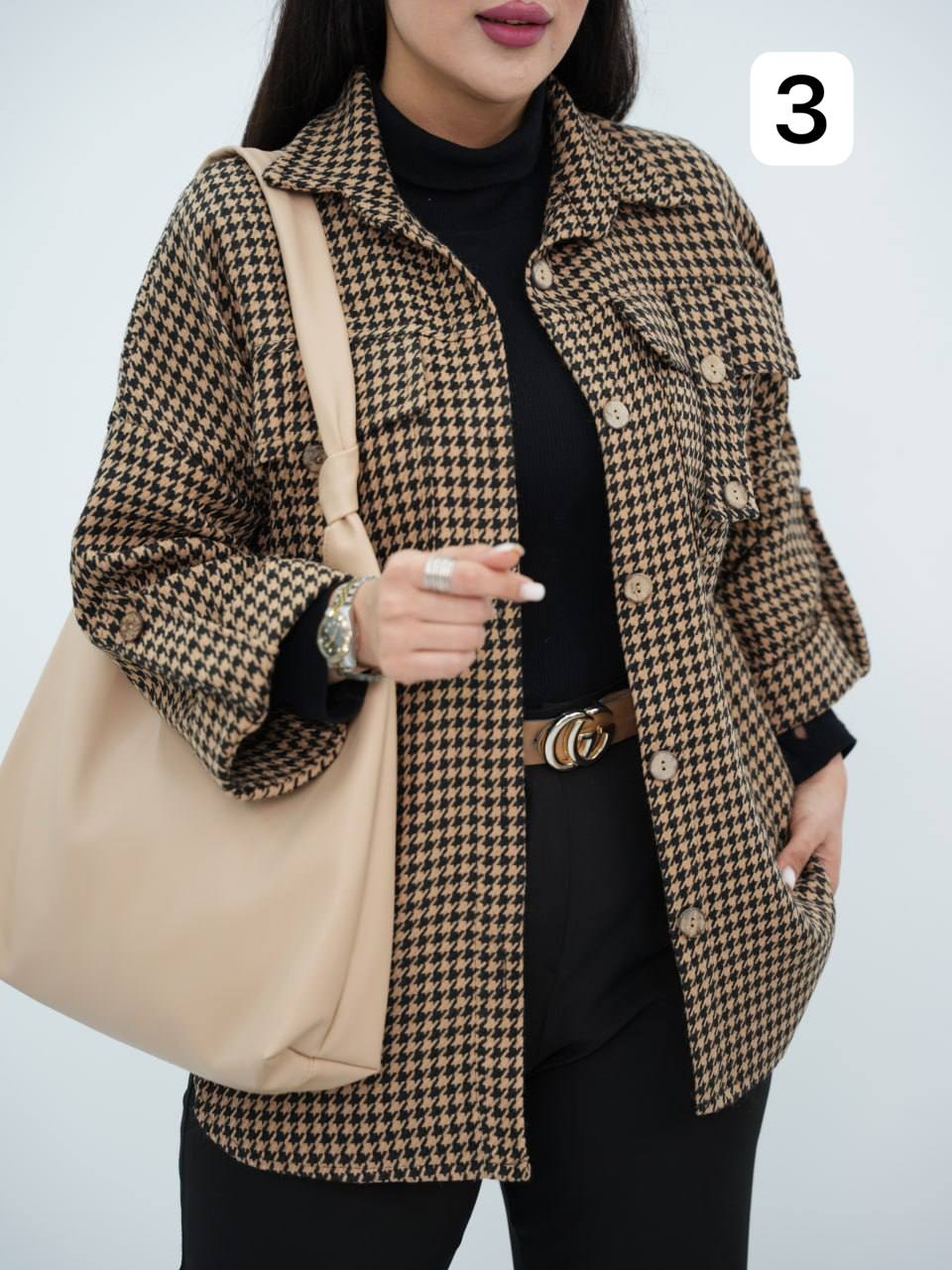 شومیز پیچازی جیب صلیبی تینا کد6714