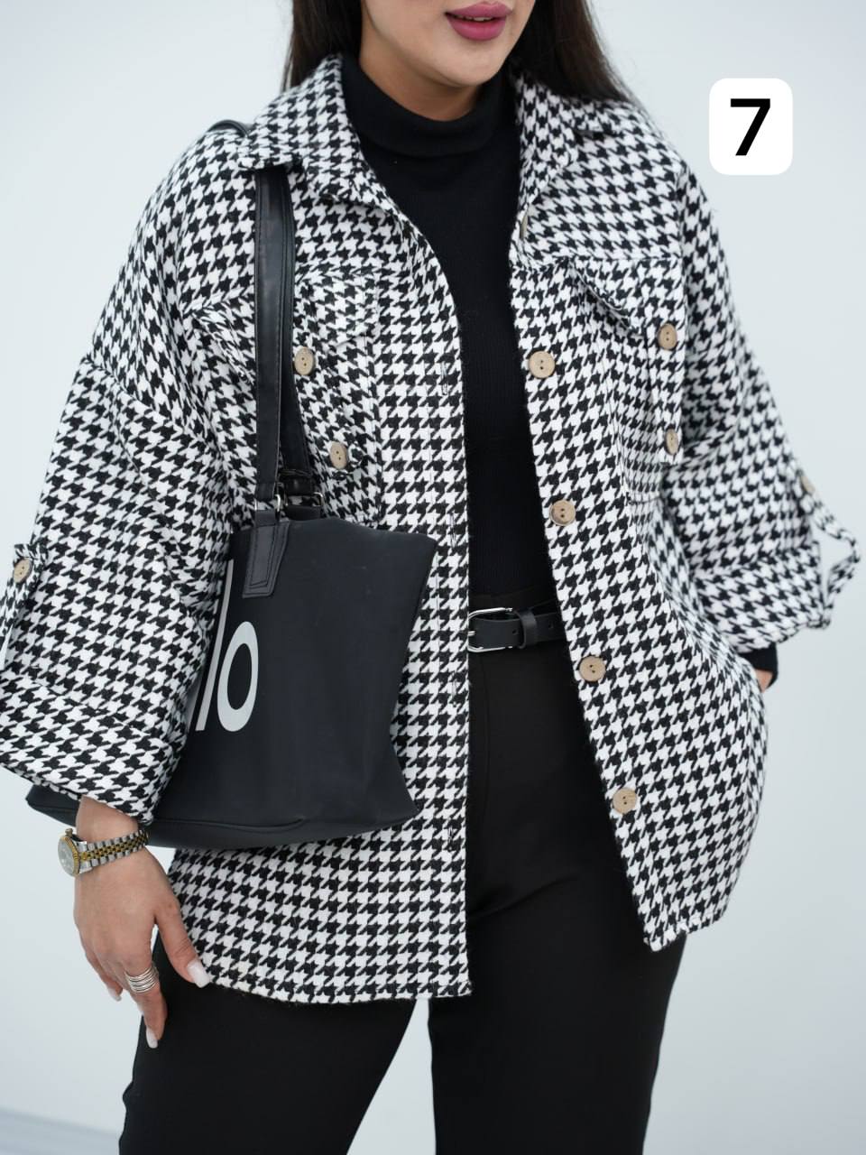 شومیز پیچازی جیب صلیبی تینا کد6714