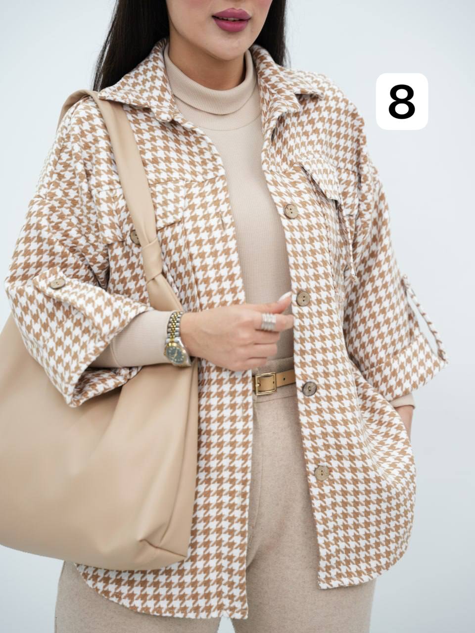 شومیز پیچازی جیب صلیبی تینا کد6714