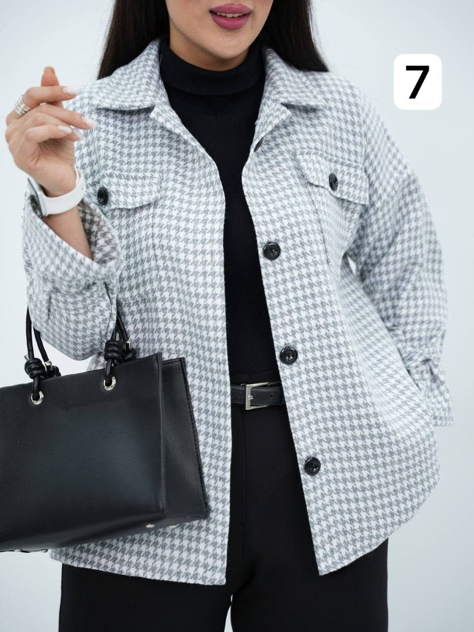 پیچاری دوجیب آستین پاگون ترنگ کد6716