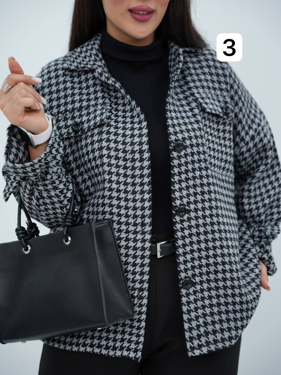 پیچاری دوجیب آستین پاگون ترنگ کد6716