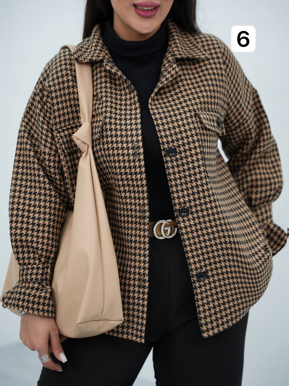 پیچاری دوجیب آستین پاگون ترنگ کد6716