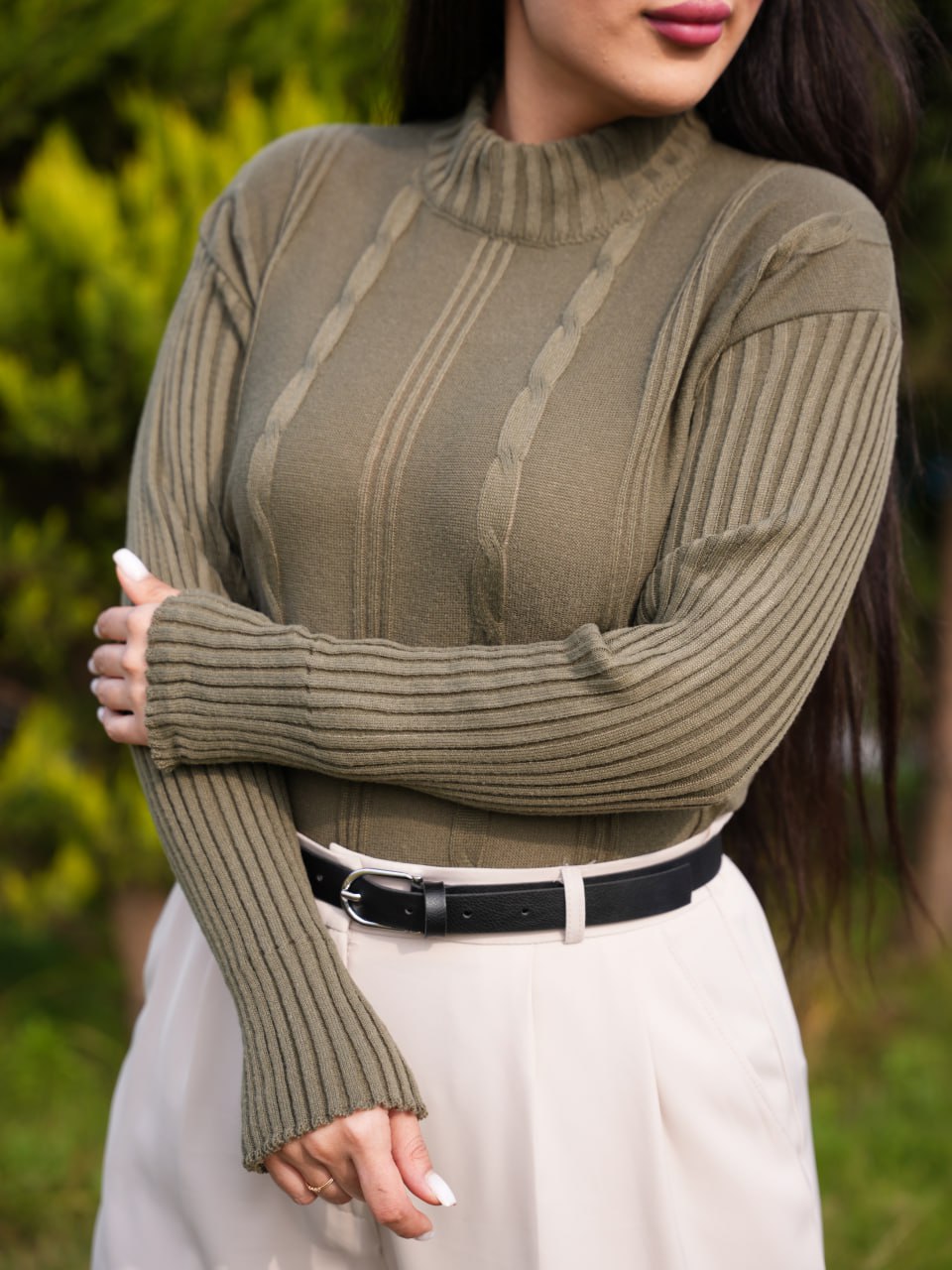 بلوز بافت طرح گره ای سارا کد 6725