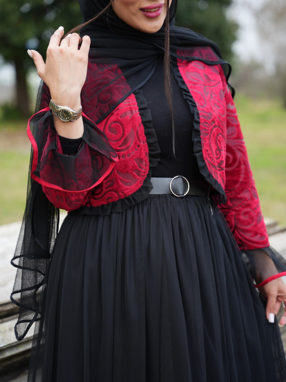 ست کت و دامن لبخند کد6736