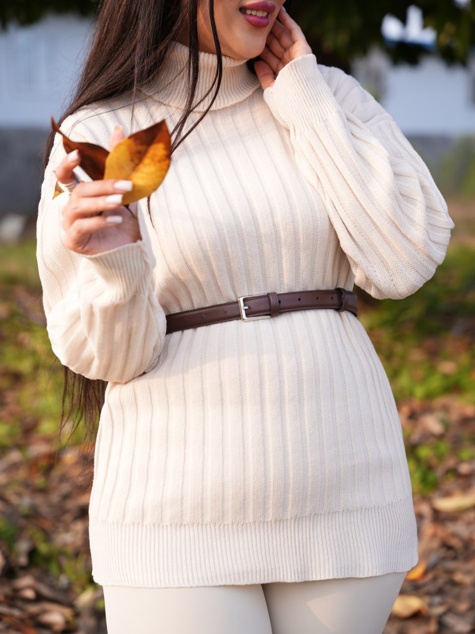 بافت یقه اسکی لاین دار برکه کد6741