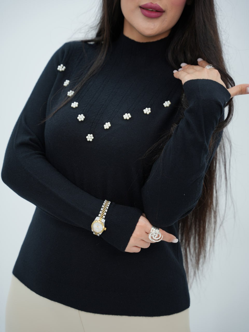 بافت گپ جلو مرواریدی دیارا کد6742