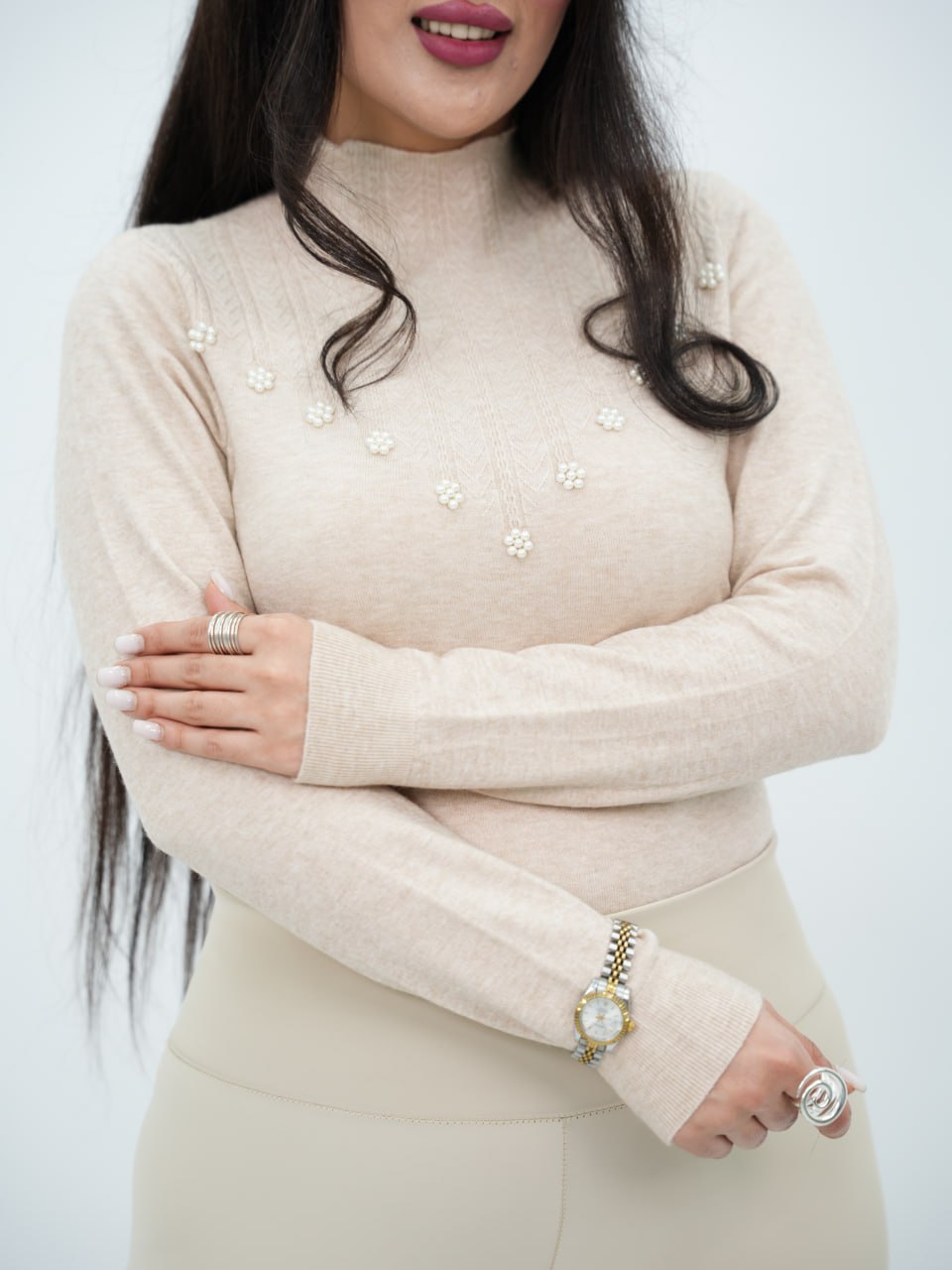 بافت گپ جلو مرواریدی دیارا کد6742