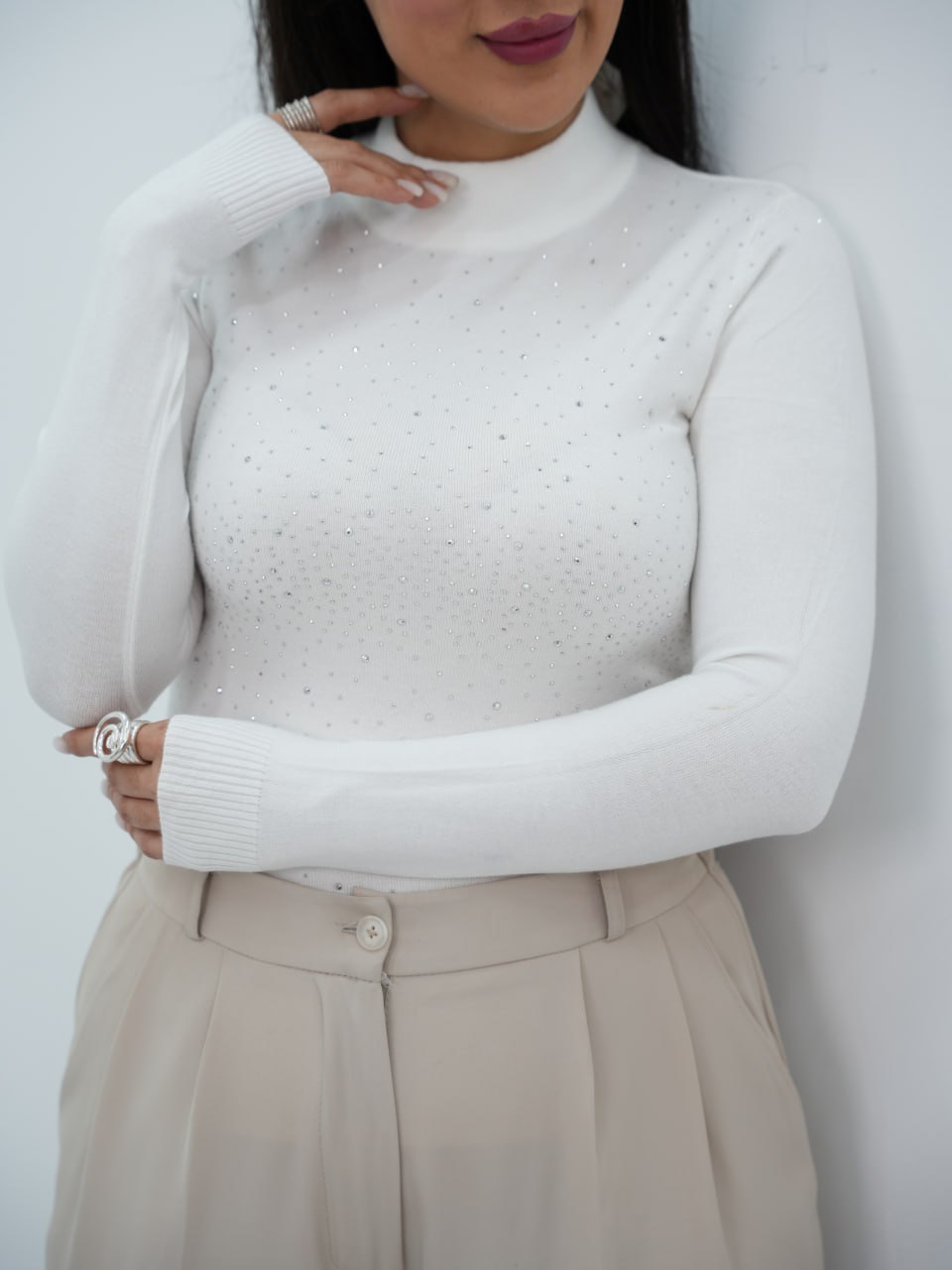 بافت گپ نگین دار راویس کد6744