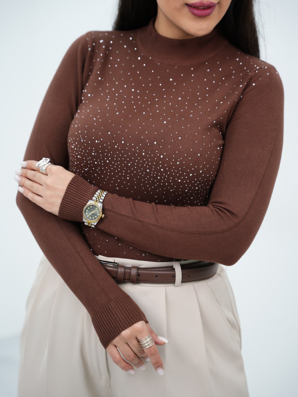 بافت گپ نگین دار راویس کد6744