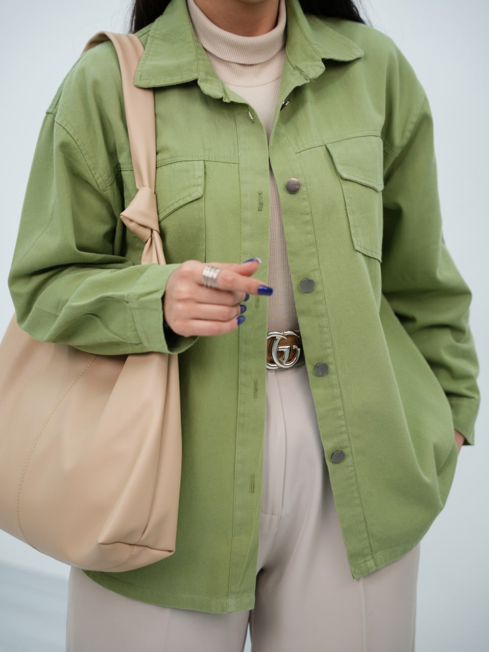 شومیز کتان دوجیب هدیه کد6746