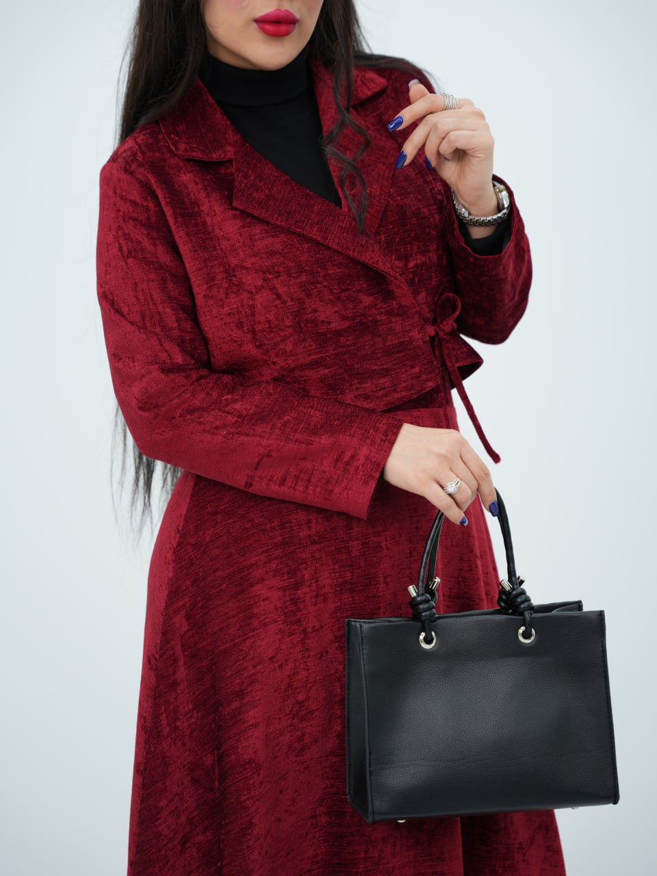 ست کت و دامن مخمل زِلفت کد 6760