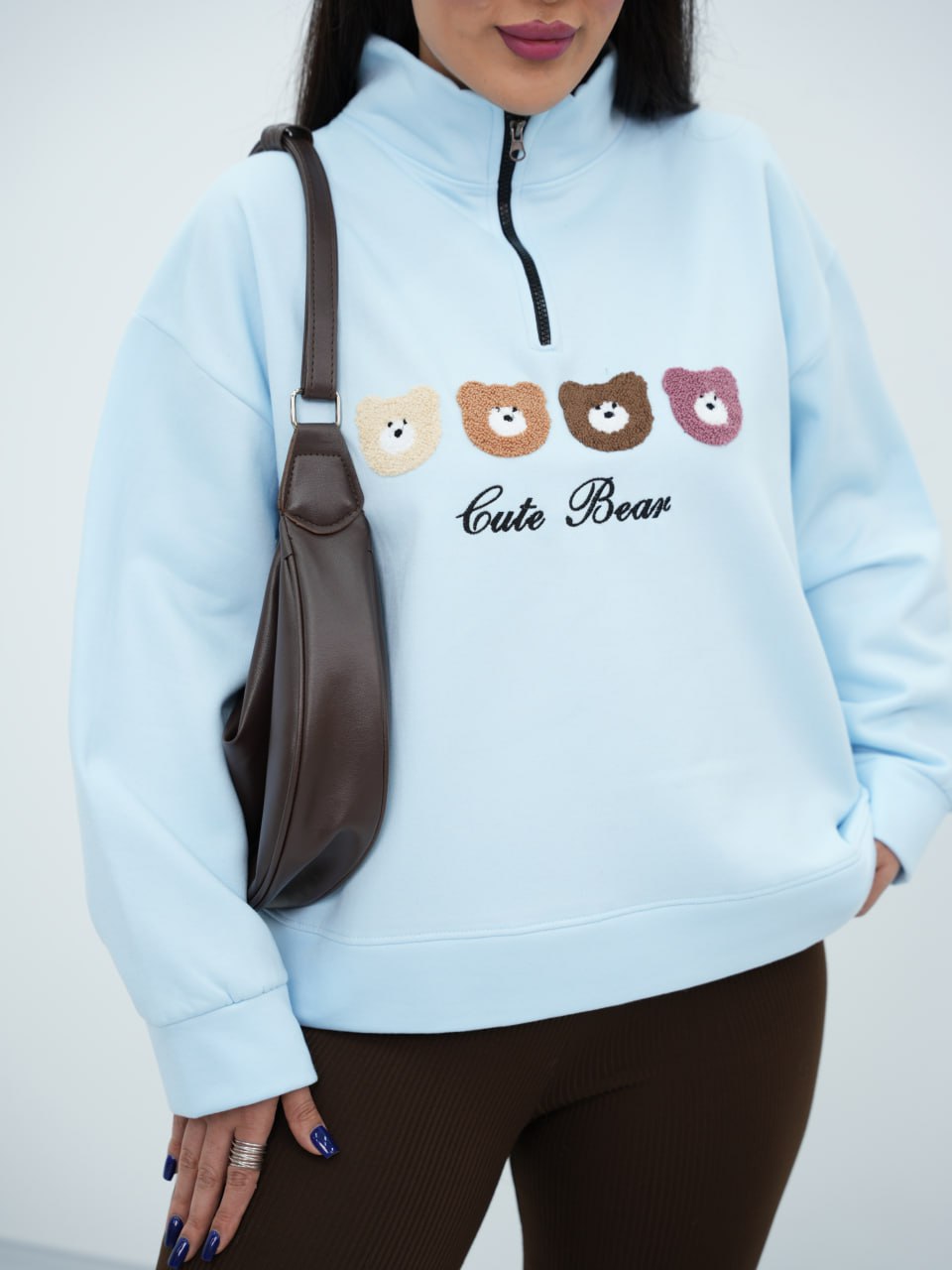 دورس نیم زیپ جلو تدی نوال کد 6764