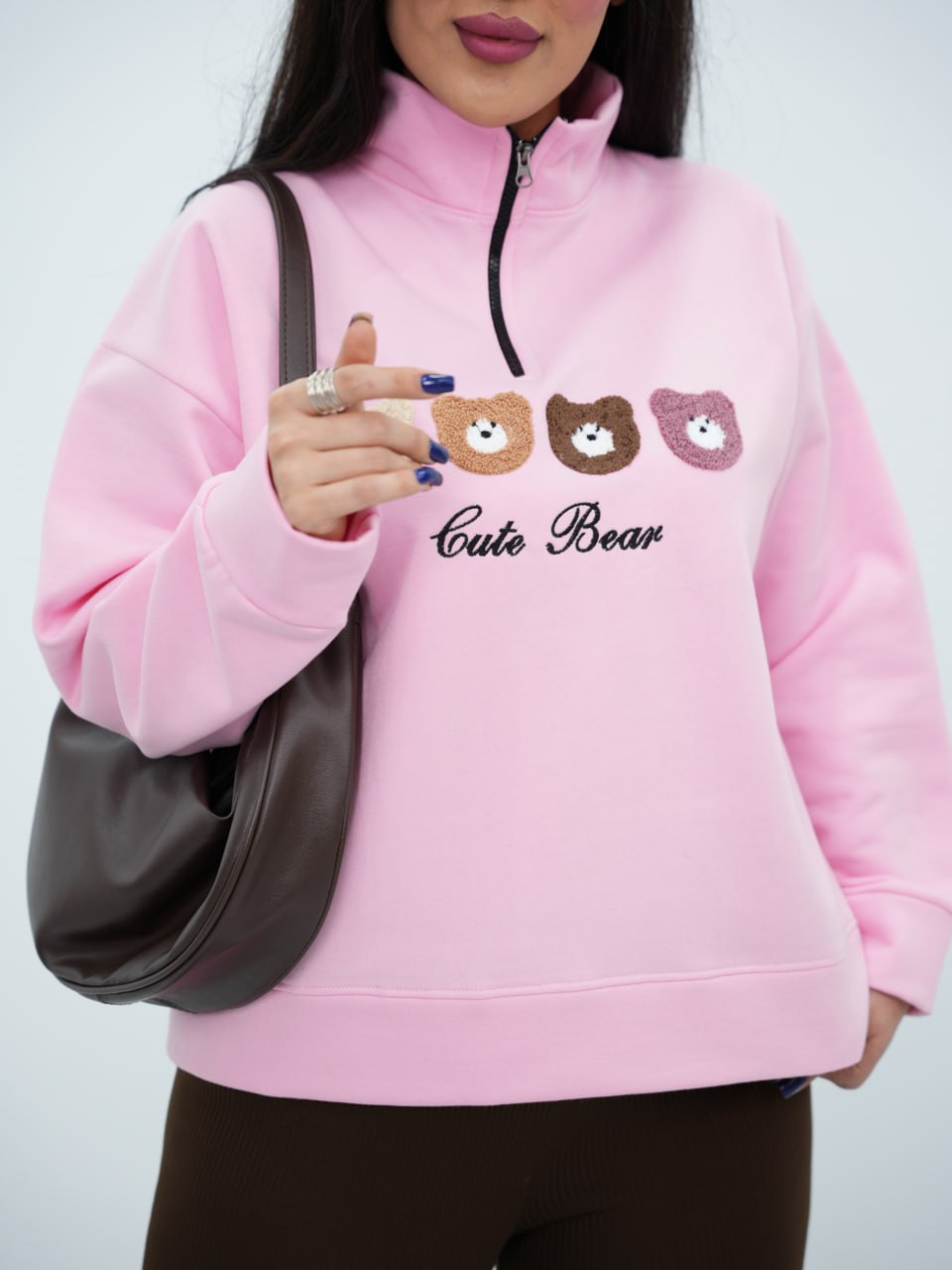 دورس نیم زیپ جلو تدی نوال کد 6764