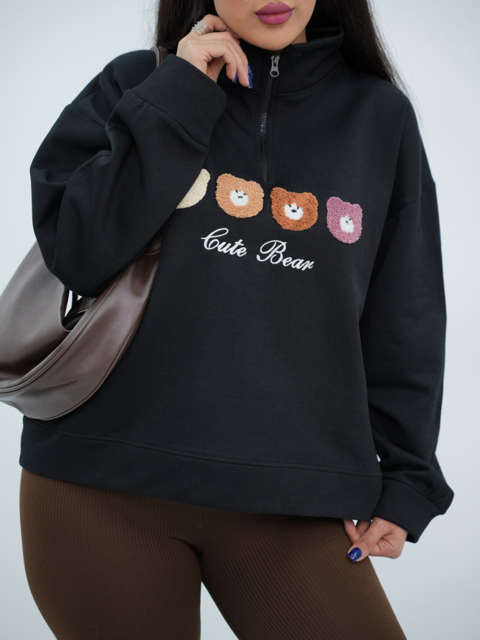 دورس نیم زیپ جلو تدی نوال کد 6764