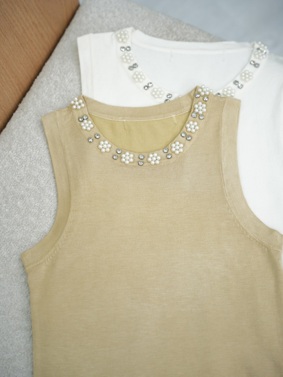 بافت حلقه ای یقه مرواریدی چامه کد6770