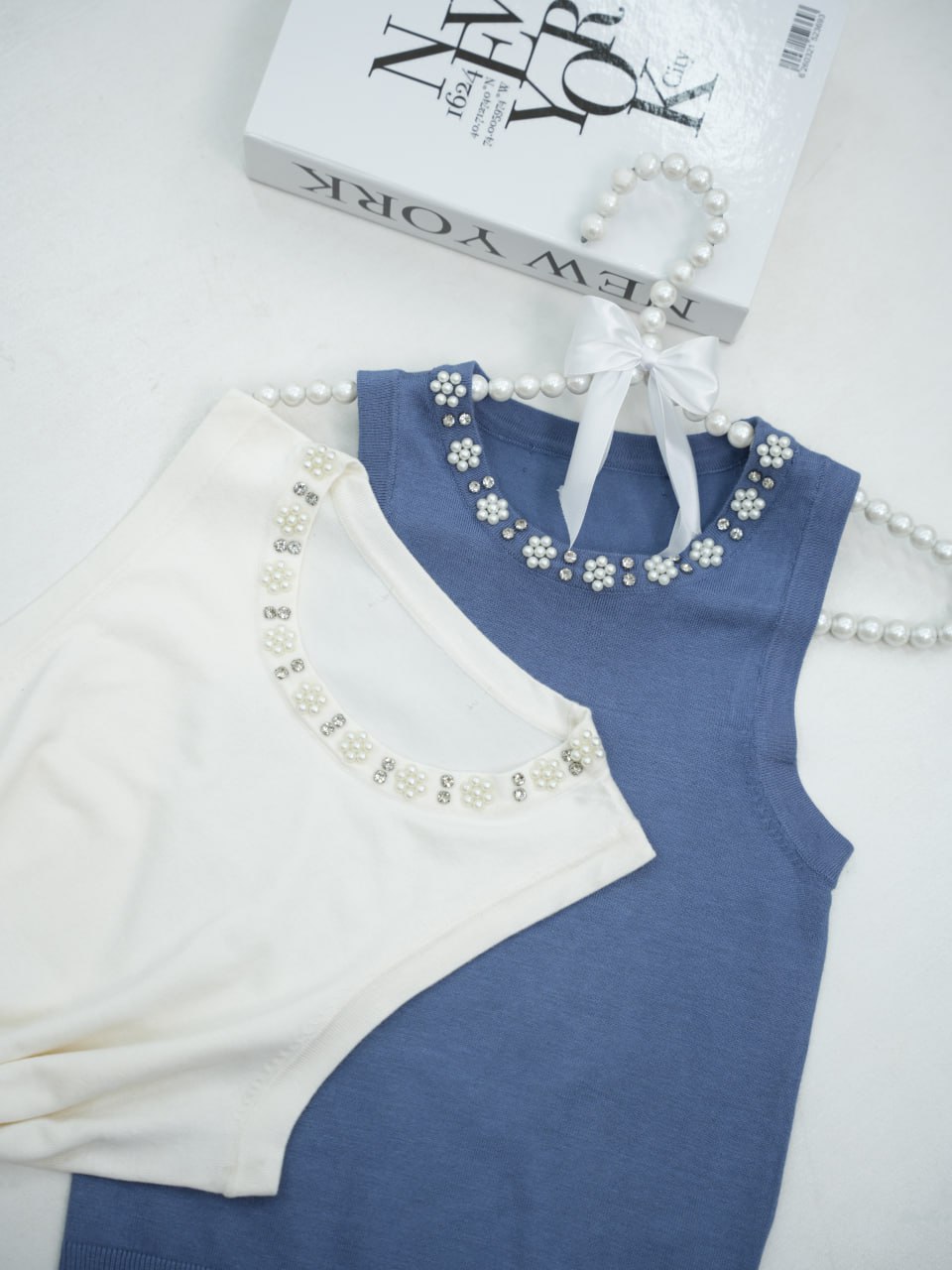 بافت حلقه ای یقه مرواریدی چامه کد6770