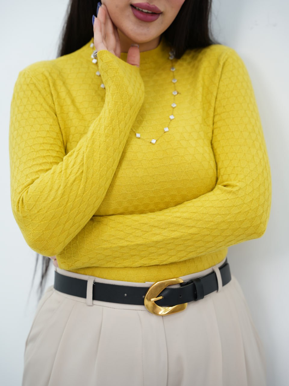 بافت گپ خود مثلثی آویزدار لیلیان کد6774