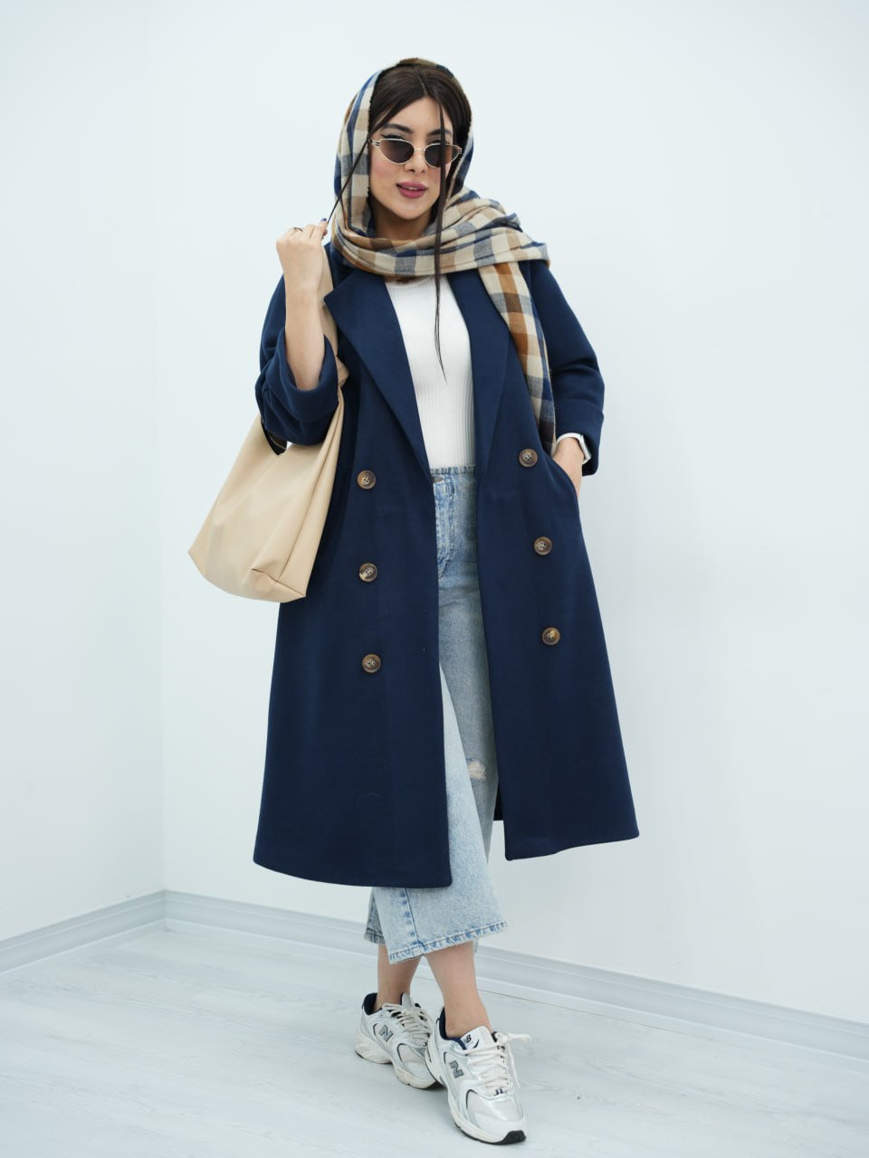 پالتو فوتر بلند آستردار نیلرام کد6776