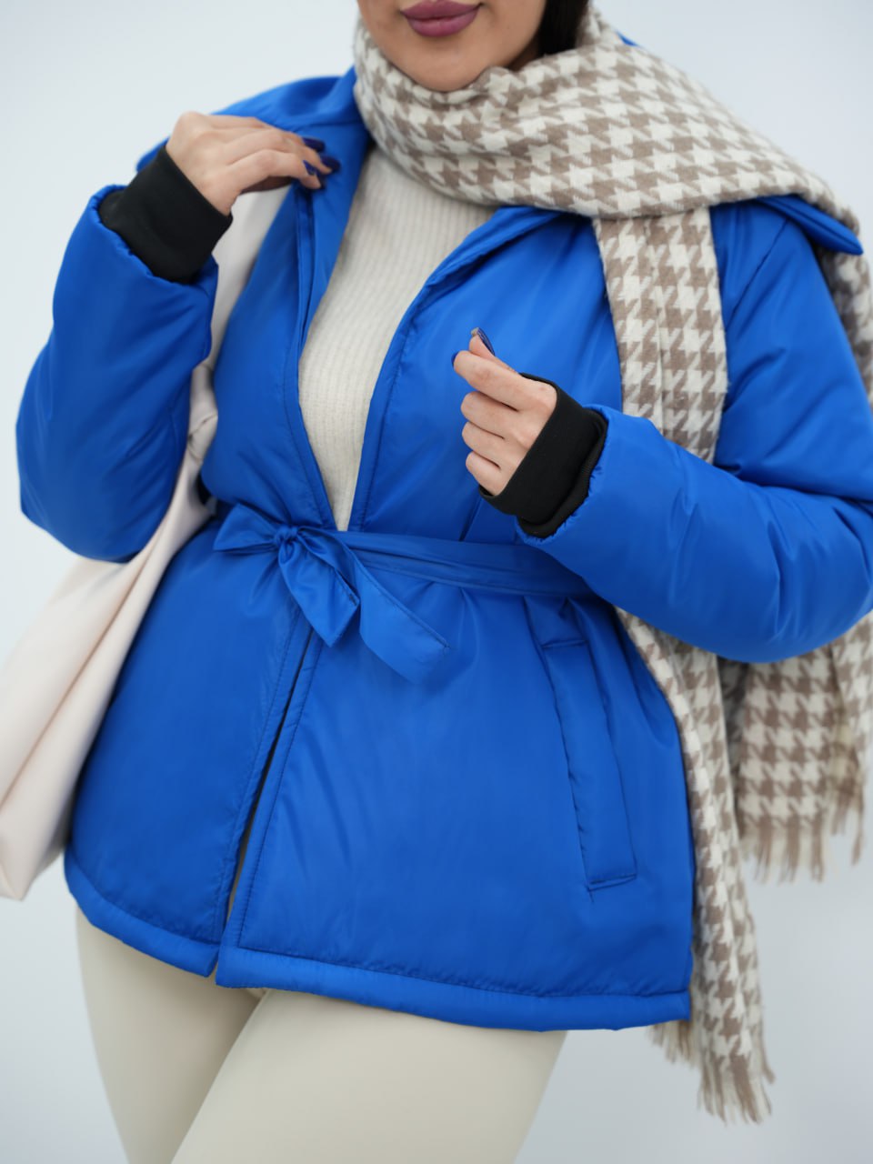 کاپشن مموری کمردار نبات کد6782