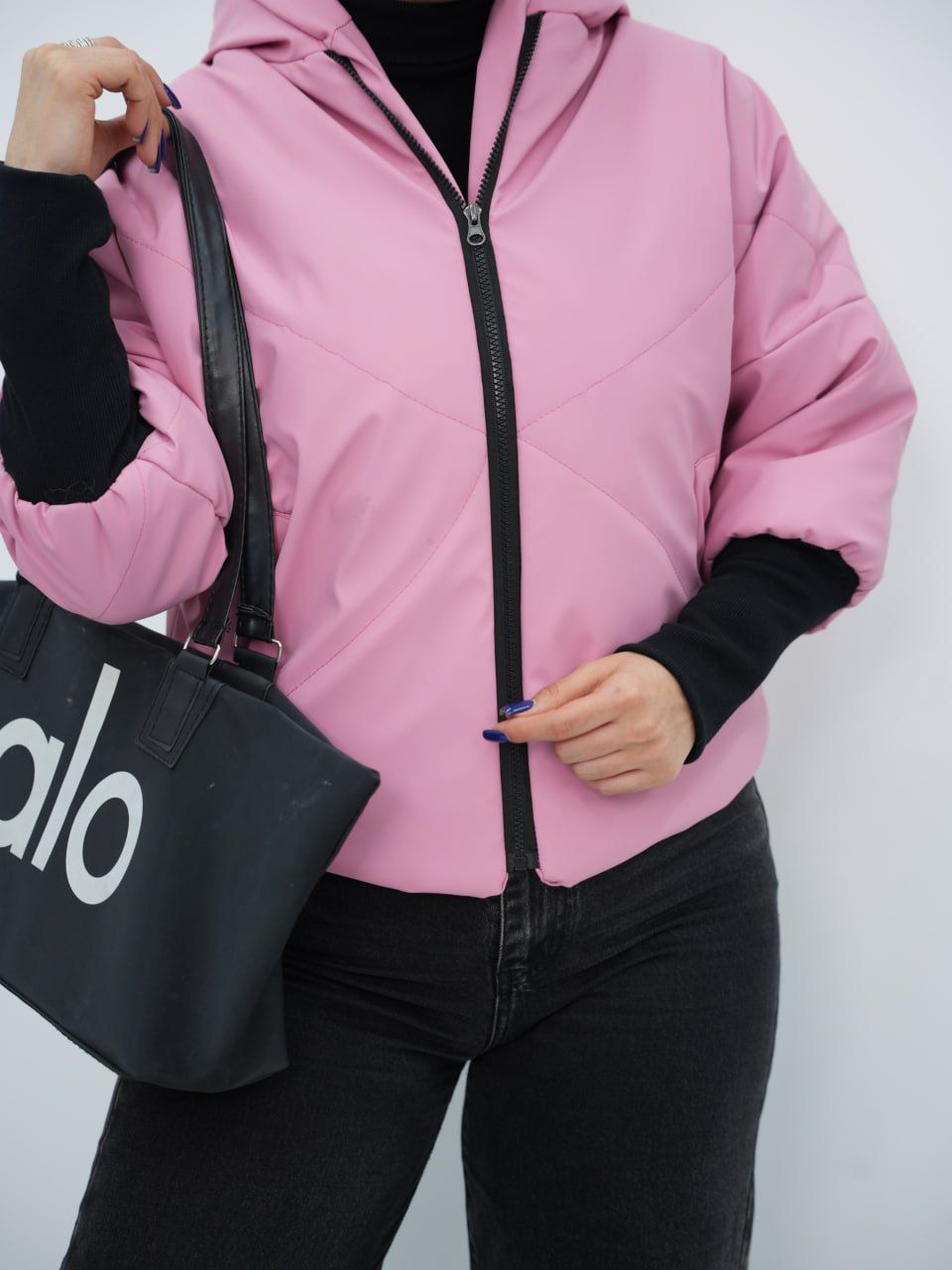 کاپشن کلاهدار فینگردار ژرفا کد6784